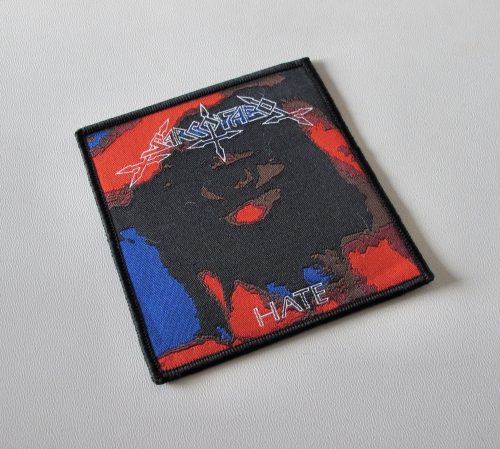 SARCOFAGO - Hate [black] -- woven patch.JPG