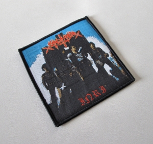 SARCOFAGO - I.N.R.I.  -- woven Patch