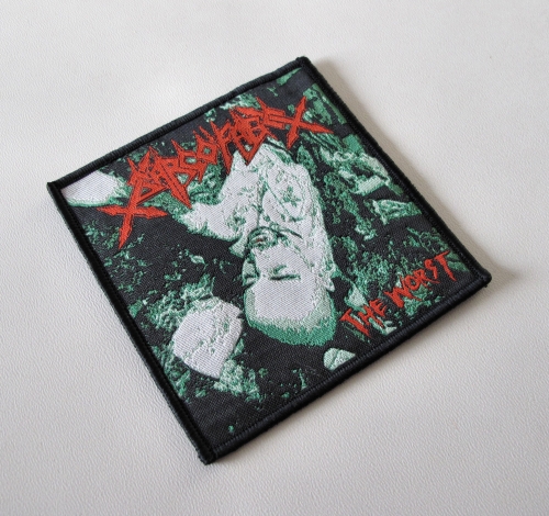 SARCOFAGO - The Worst [black] -- woven patch.JPG