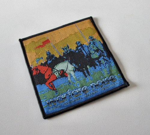 WARFARE NOISE -  Sarcofago, Chakal,  Holocausto, Mutilator [black] -- woven patch.JPG