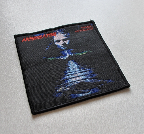 ANNIHILATOR - Never, Neverland [black] -- woven patch.JPG