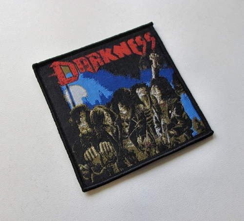 DARKNESS - Death Squad [black] -- woven patch.JPG