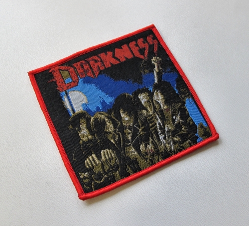 DARKNESS - Death Squad [red] -- woven patch.JPG