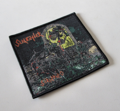 SLAUGHTER - Strappado [black] -- woven patch.JPG
