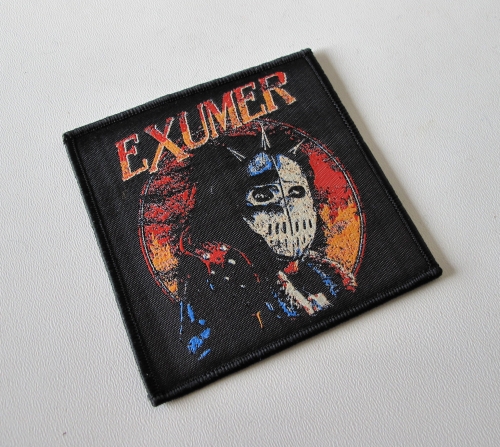 EXUMER - Possessed by Fire [black] -- woven patch.JPG
