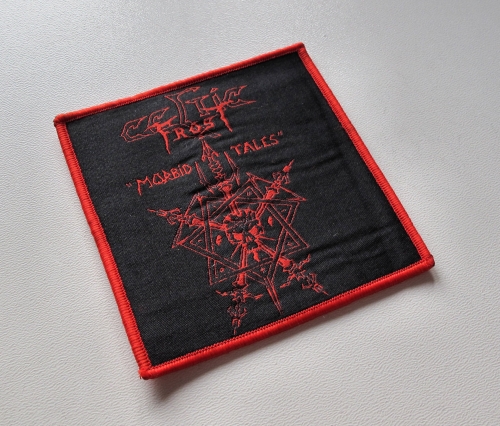 CELTIC FROST - Morbid Tales [red] -- woven patch.JPG