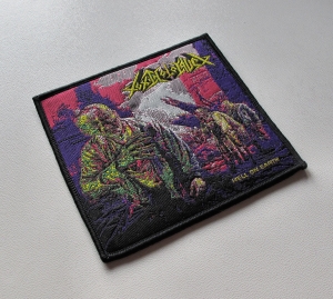 TOXIC HOLOCAUST - Hell On Earth [black] -- Woven Patch