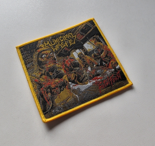 MUNICIPAL WASTE - The Fatal Feast [yellow] -- woven patch.JPG