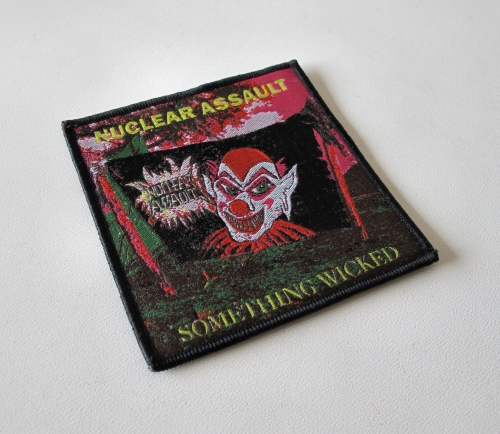NUCLEAR ASSAULT - Something Wicked [black] -- woven patch.JPG