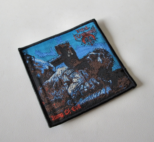 VITAL REMAINS - Icons of Evil [black] -- woven patch.JPG