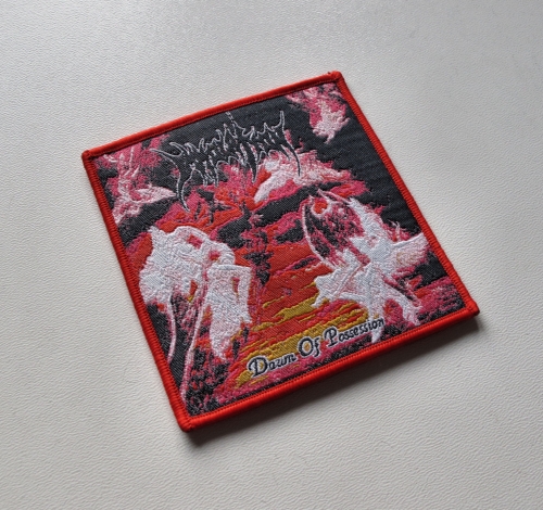 IMMOLATION - Dawn of Possession [red] -- woven patch.JPG