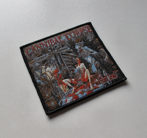 CANNIBAL CORPSE - The Wretched Spawn [black] -- woven patch.JPG