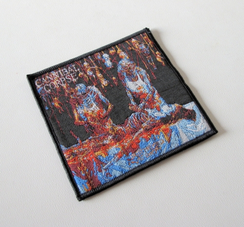 CANNIBAL CORPSE - Butchered at Birth [black] -- woven patch.JPG