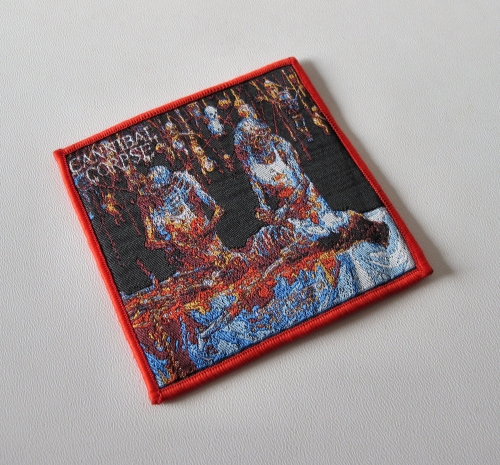 CANNIBAL CORPSE - Butchered at Birth [red] -- woven patch.JPG