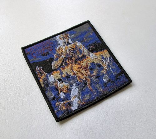 CANNIBAL CORPSE - Eaten Back to Life [black] -- woven patch.JPG