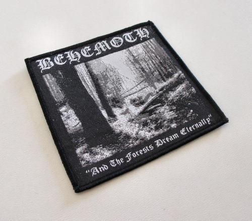 BEHEMOTH - And the Forests Dream Eternally [black] -- woven patch.JPG