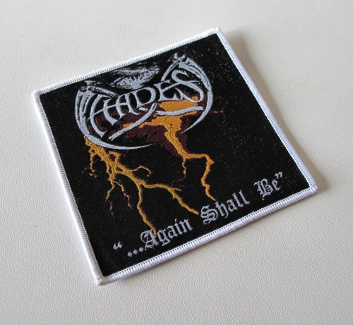 HADES - ...Again Shall Be [white] -- woven patch.JPG