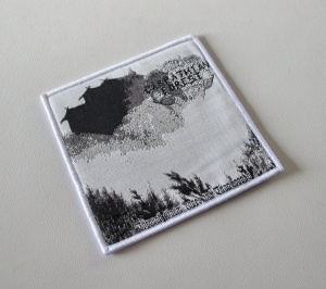 CARPATHIAN FOREST - Through Chasm, Caves and Titan Woods [white] -- Woven Patch