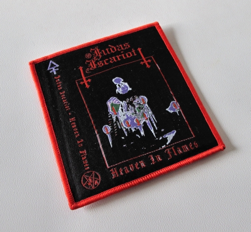 JUDAS ISCARIOT - Heaven in Flames #2 [red] -- woven patch.JPG