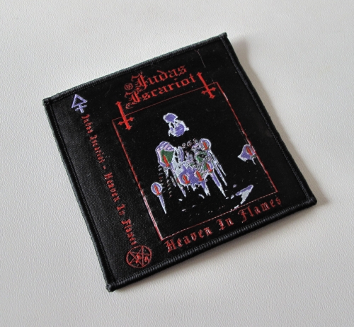 JUDAS ISCARIOT - Heaven in Flames #2 [black] -- woven patch.JPG