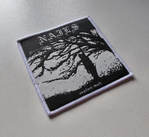 NAILS - Unsilent Death [white] -- woven patch.JPG