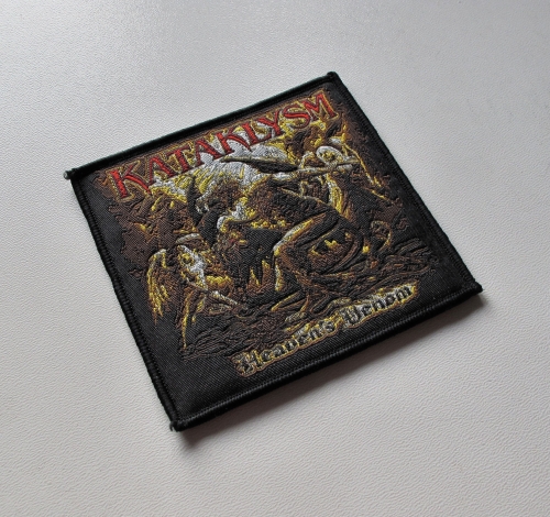 KATAKLYSM - Heaven’s Venom [black] -- woven patch.JPG