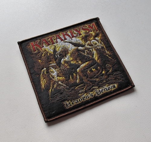 KATAKLYSM - Heaven’s Venom [brown] -- woven patch.JPG