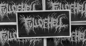 Naszywka FULL OF HELL - Logo [white]