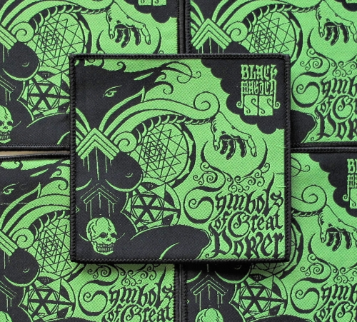 BLACK MAGICK SS - Symbols Of Great Power [black] -- woven patch.JPG