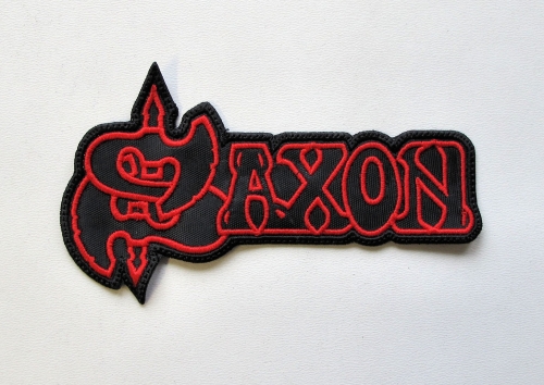 SAXON - Logo [red] --- Embroidered Patch.JPG