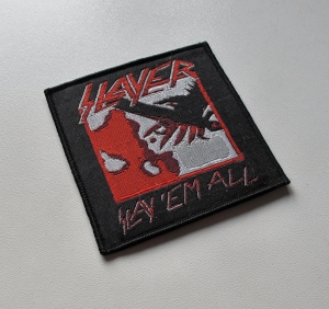 SLAYER - SLAY'EM ALL [black] -- woven patch