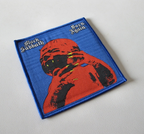 BLACK SABBATH -  Born Again [blue] -- woven patch.JPG