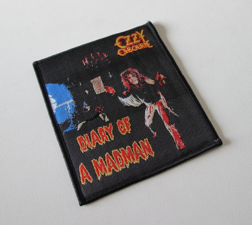 OZZY OSBOURNE - Diary of a Madman [black] -- woven patch.JPG