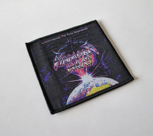 DIAMOND HEAD - Lightning to the Nations [black] -- woven patch.JPG