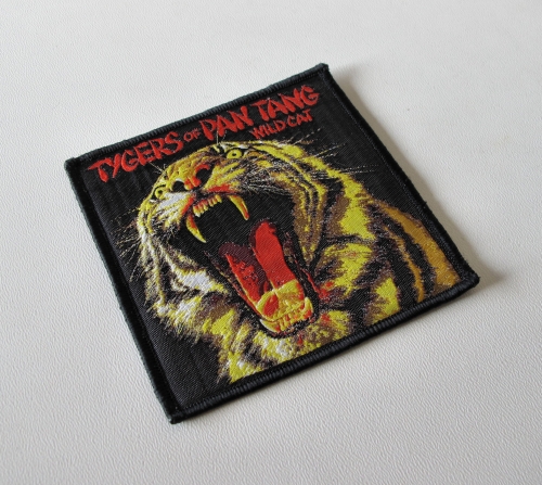 TYGERS OF PAN TANG - Wild Cat [black] -- woven patch.JPG