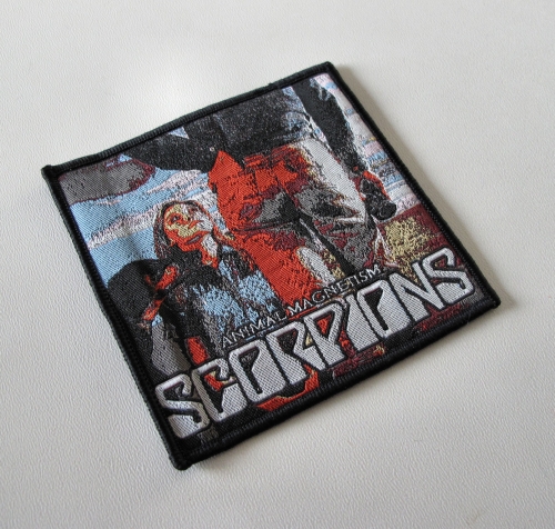 SCORPIONS - Animal Magnetism [black] -- woven patch.JPG