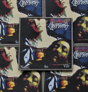 CRYPTOPSY - None So Vile [gray] -- woven patch