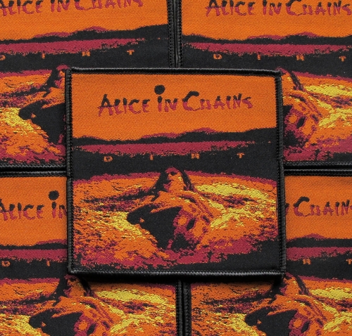 ALICE IN CHAINS - Dirt [black] -- woven patch.JPG