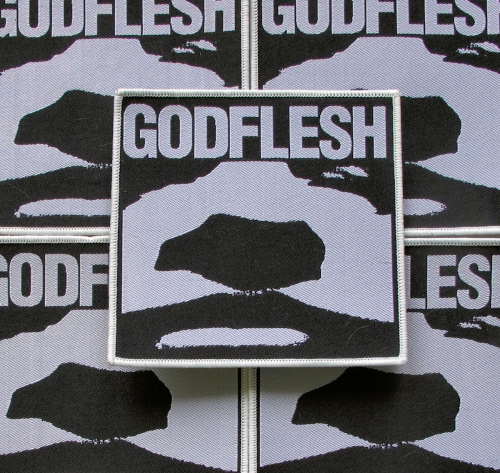 GODFLESH - Godflesh [white] -- woven patch.JPG