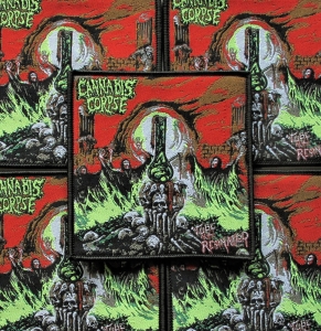 CANNABIS CORPSE - Tube of the Resinated [black] -- Woven Patch 