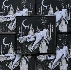 DRAGGED INTO SUNLIGHT - Hatred for Mankind [black] -- woven patch