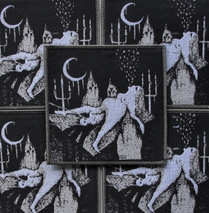 DRAGGED INTO SUNLIGHT - Hatred for Mankind [gray] -- woven patch