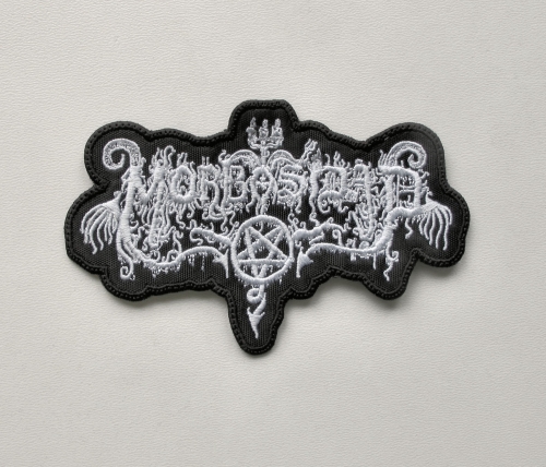 MORBOSIDAD - Logo [white] -- Embroidered patch.JPG