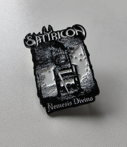 SATYRICON - Nemesis Divina -- metal pin.JPG