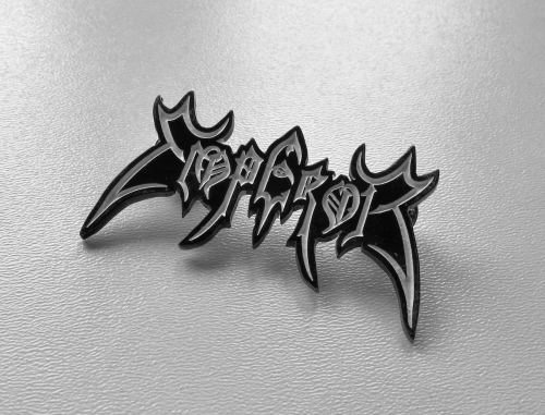 EMPEROR - White Logo -- metal pin.JPG