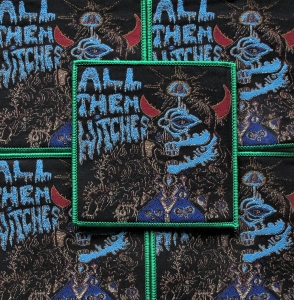 Naszywka ALL THEM WITCHES - Devil [green]