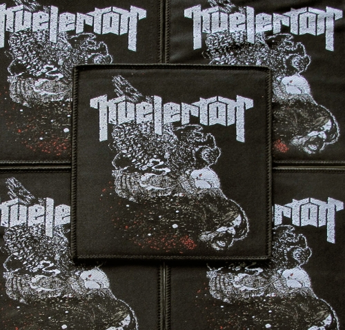 KVELERTAK - Head [black] -- woven patch.JPG