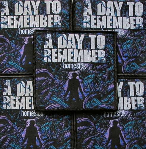 A DAY TO REMEMBER - Homesick [black] -- woven patch.JPG
