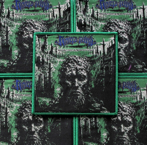 RIVERS OF NIHIL - Where Owls Know My Name [green] -- woven patch.JPG