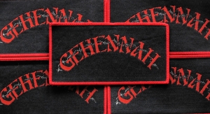 GEHENNAH - Logo [red] -- woven patch